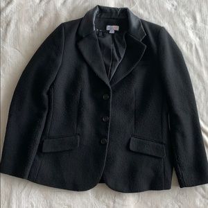 Denim and Company black Three-Button Blazer